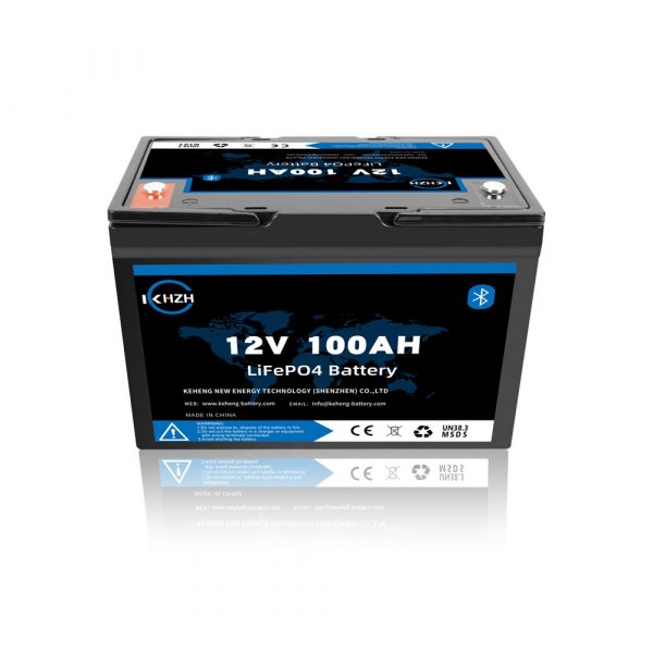 12V100AH Blutooth LiFePO4 lithium battery 2