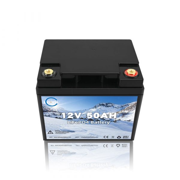 12V 50AH baterai suhu rendah LiFePO4 3