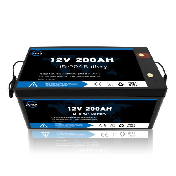 200AH 12V LiFePO4 series connection capable battery
