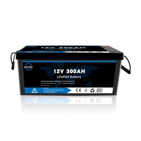 300AH 12V LiFePO4 series connection capable battery