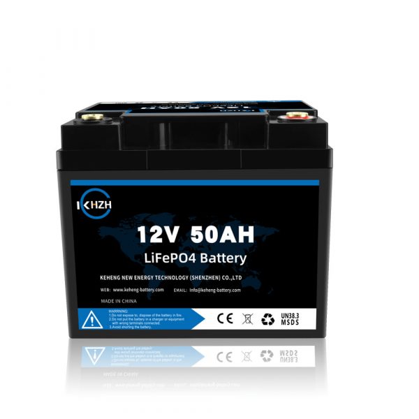 12V50AH LiFePO4 deep cycle battery 1
