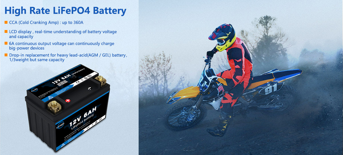 12VHigh Rate6AH 12V High Rate LiFePO4 Battery 5