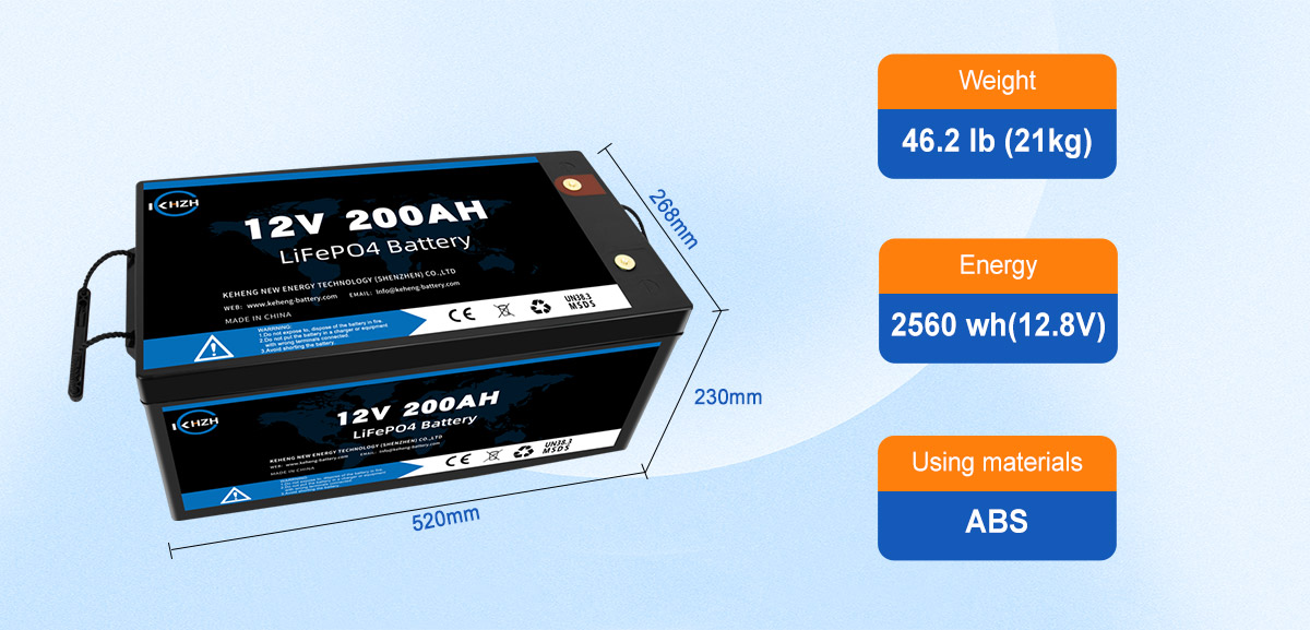 200AH 12V LiFePO4 Series Connection Capable Battery 3