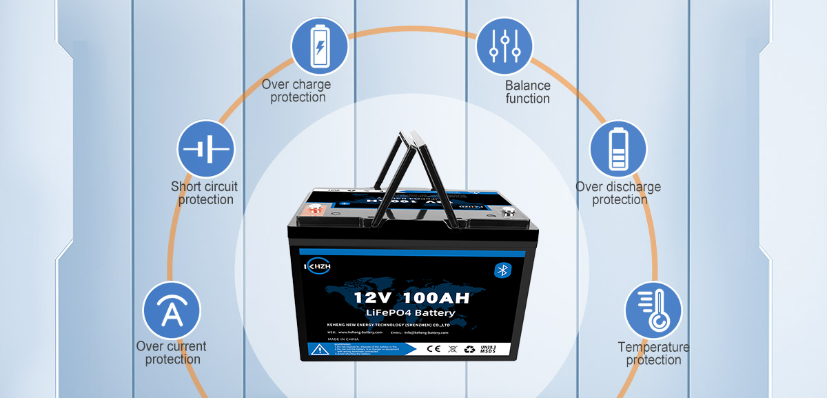 12V 100AH LiFePO4 battery