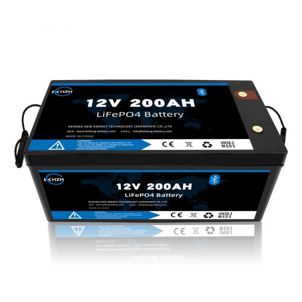 200AH ​​12V LiFePO4 บลูทูธแบตเตอรี่