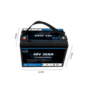 Batterie au lithium 30AH 48V pour chariots de golf AGV AMR