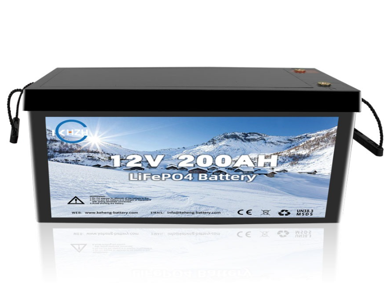 Low Temperature 12V 200ah Deep Cycle Marine LiFePO4 Battery