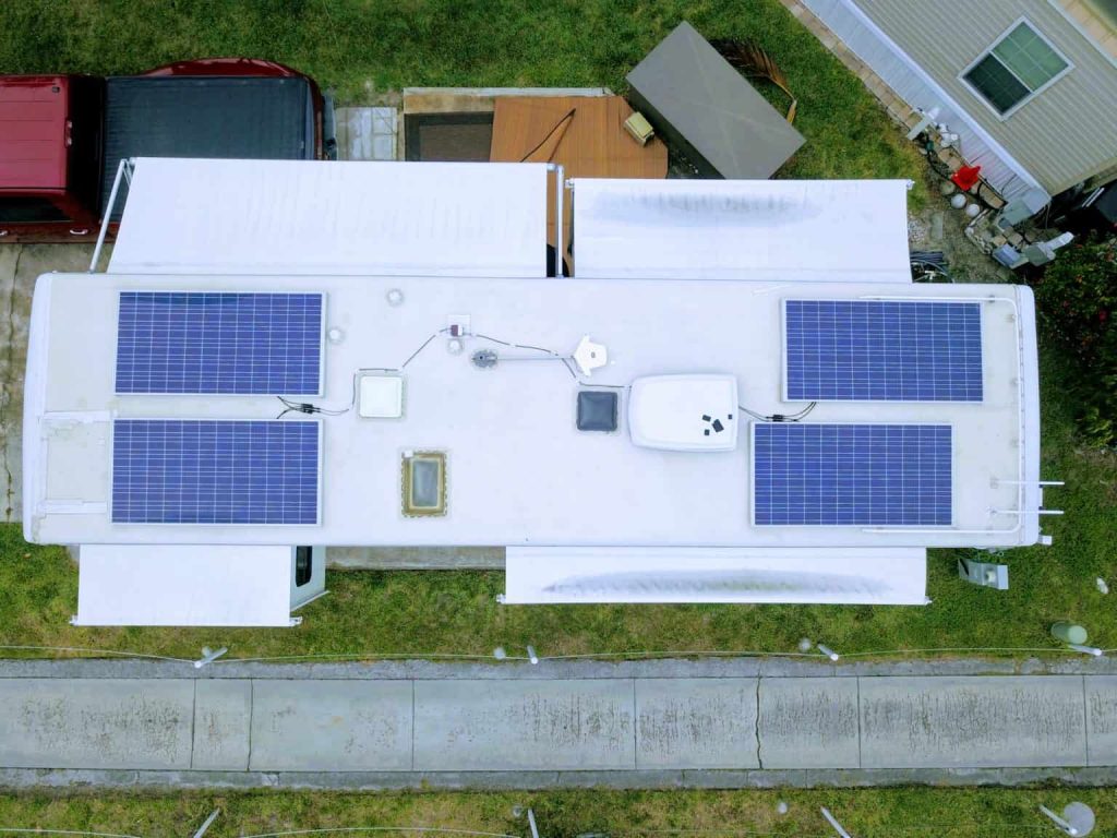 How much power solar panel do RV need
