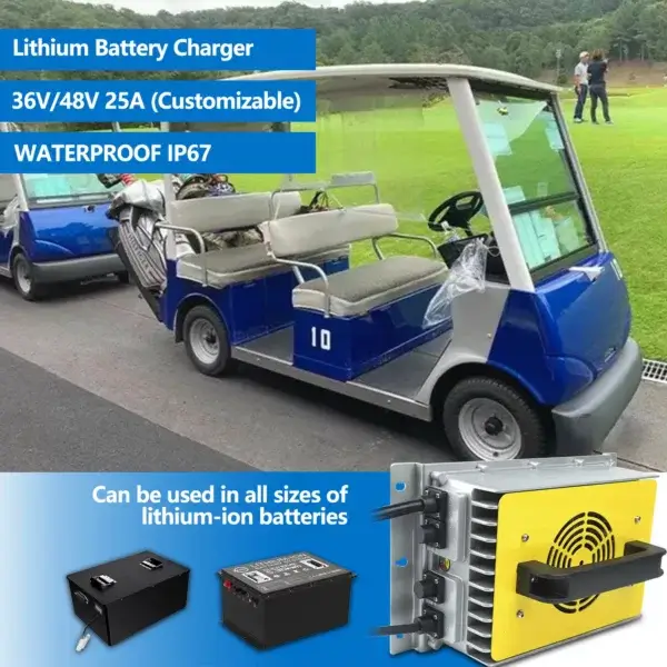 Batteria per carrello da golf al litio 48v 200ah