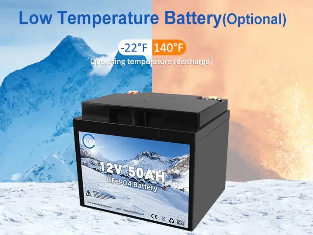 lifepo4 battery temperature range