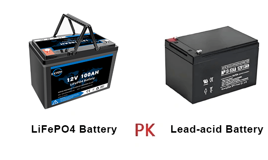 LiFePO4 Pil PK Kurşun-asit Pil