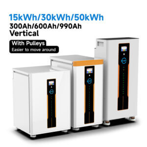 KH floor standing lifepo4 energy storage battery 15kwh 30kwh 50kwh
