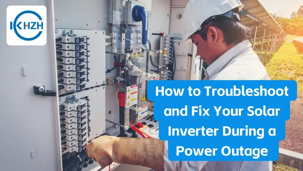Como solucionar problemas e consertar seu inversor solar durante uma queda de energia