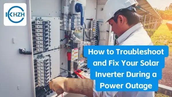 如何在停电期间排除故障并修复太阳能逆变器