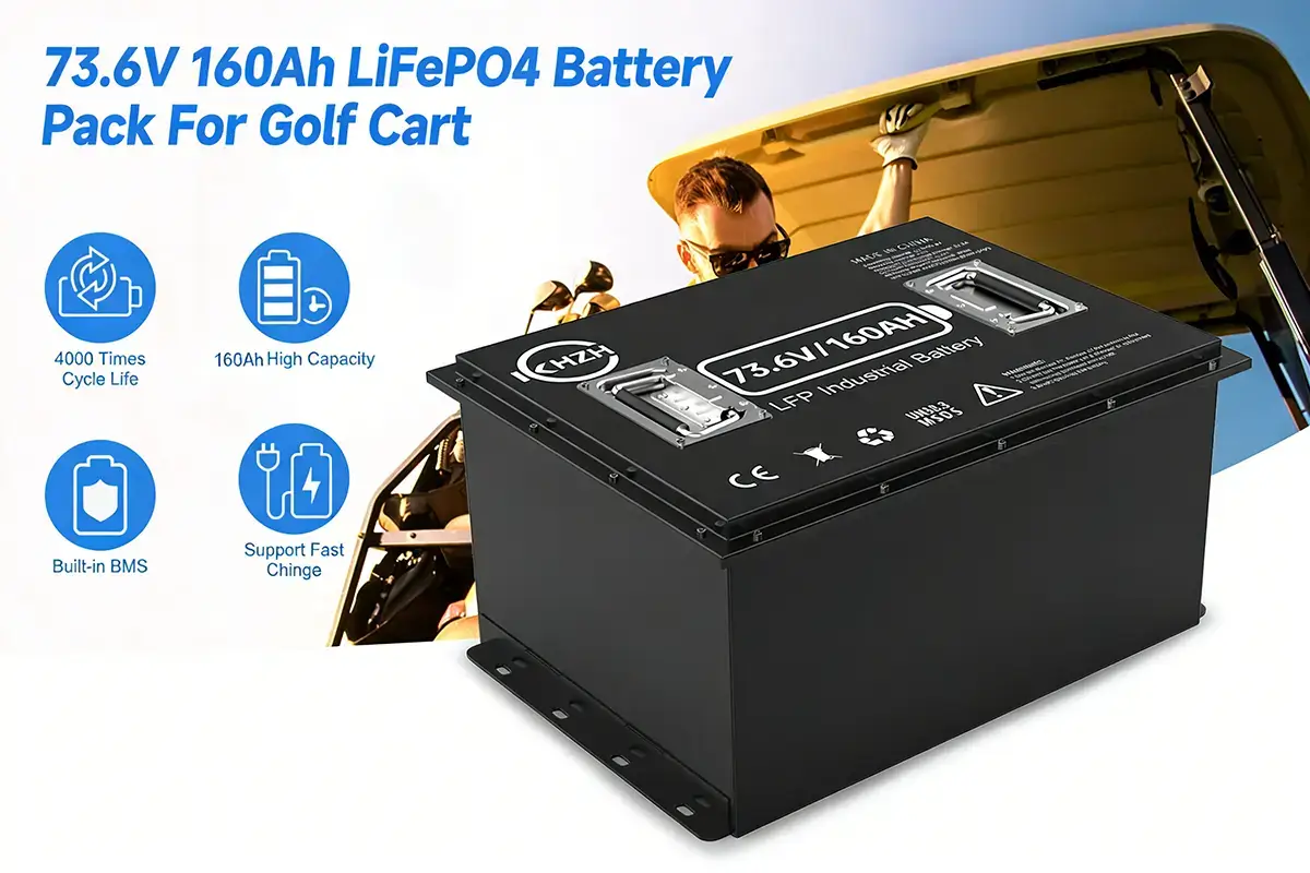 Advantages of the Kh 72V Golf Cart LiFePO₄ Battery