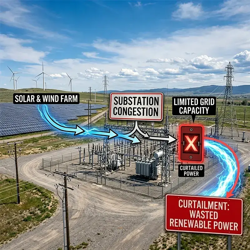 Yenilenebilir enerjiden kaynaklanan şebeke yükü
