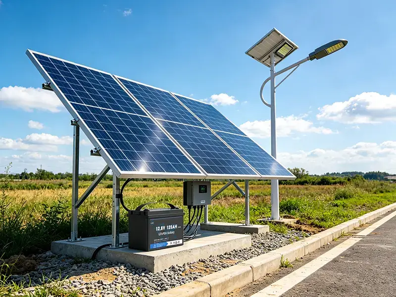 12V Solarbatterie